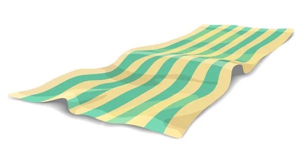 Summer beach towel — Stock Vector