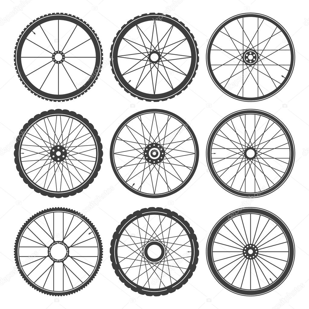 Fitness bicycle wheelss