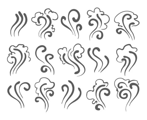 Rook doodle pictogrammen — Stockvector