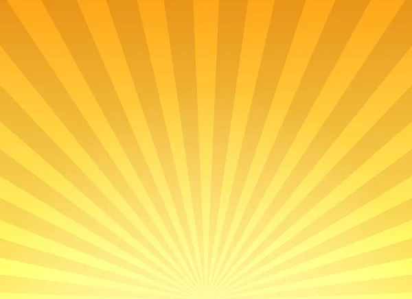 Fondo retro amarillo sunburst — Vector de stock