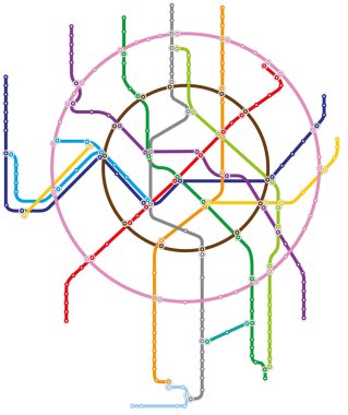 Moskova Metro haritası