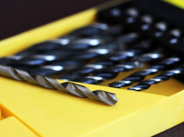 Matkap burguları, ev onarım aracı makro