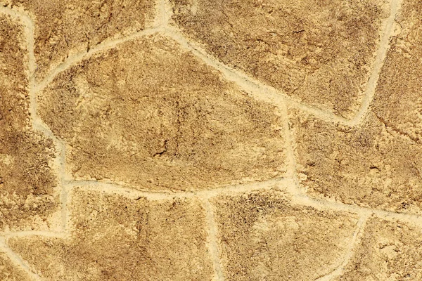 Fragmento de una pared de una piedra astillada — Foto de Stock