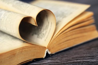 Kalp köyleri, Açık eski kitap