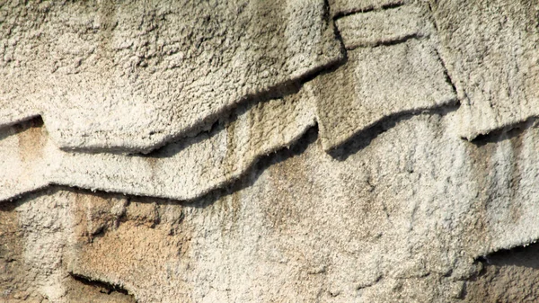 Egy fal szilánkja egy törött kőből — Stock Fotó
