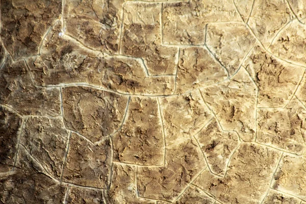 Fragment of a wall from a chipped stone — Stock Photo, Image