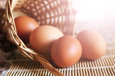 Baklava yumurtaları. Doğal yiyecekler çok yakın..