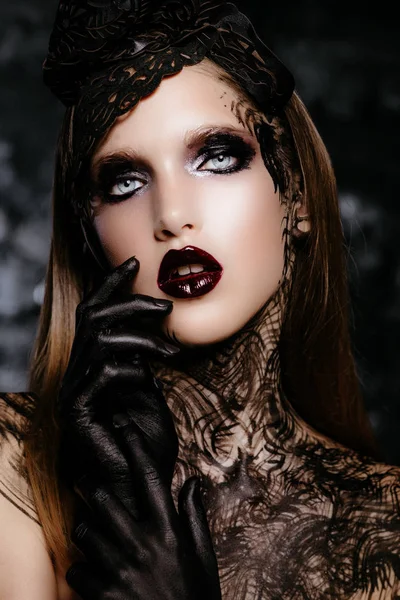 Regina oscura di Halloween — Foto Stock