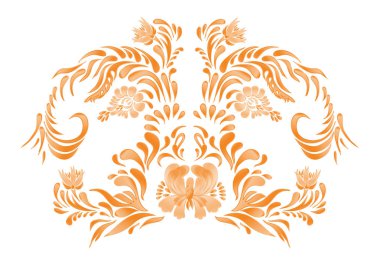 Sonbahar yaprakları ve küme çiçekler