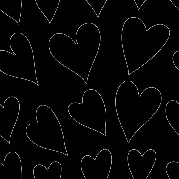 Seamless heart background — Stock Photo, Image