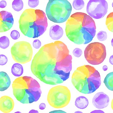  Renkli suluboya sıçramalarına seamless modeli