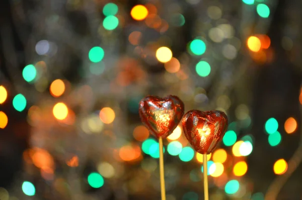 Heart shaped chocolates