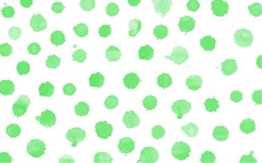 Yeşil suluboya sıçramalarına vektör