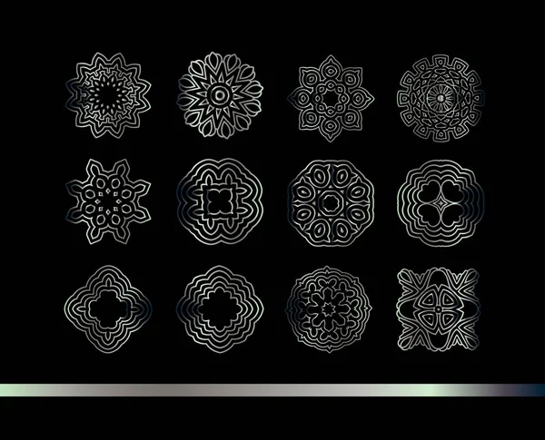 Mandala éléments décoratifs vintage — Image vectorielle