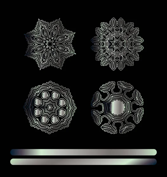 Mandala vintage decorative elements — Stock Vector