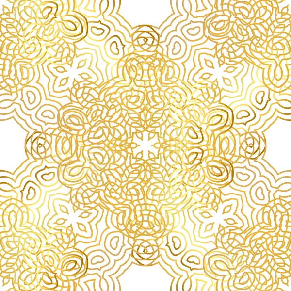 Векторное золото абстрактные бесшовные шаблоны — стоковый вектор
