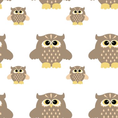 renkli baykuş ile Seamless Modeli