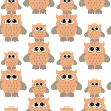 renkli baykuş ile Seamless Modeli