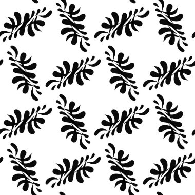 siyah soyut seamless modeli