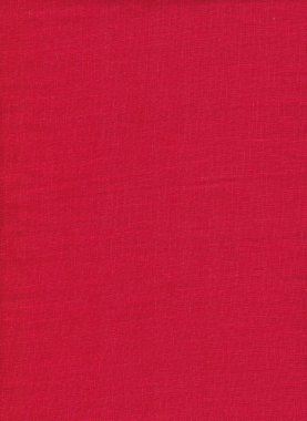 Kırmızı keten kumaş doku