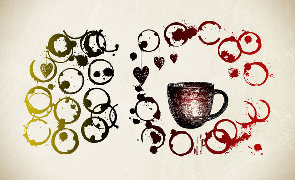 Coffee cup background