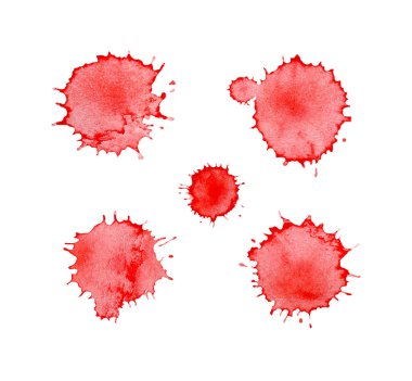 Kan gerçekçi kan izi spatters