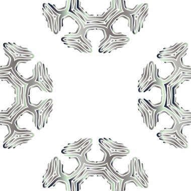 Dikişsiz gümüş desen. Gümüş ve beyaz desen