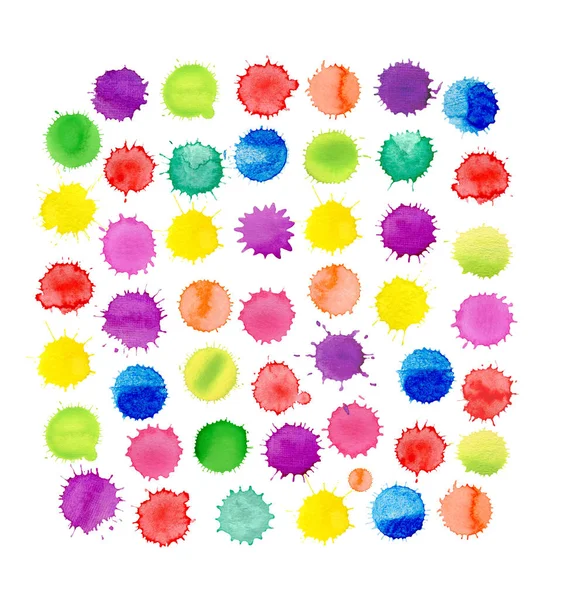 Colorido fondo confeti acuarela — Foto de Stock