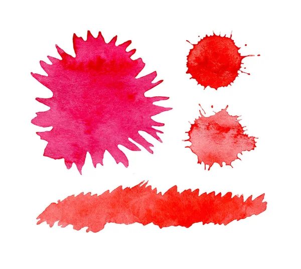 Blood spatters realistic bloodstains — Stock Photo, Image