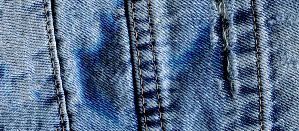 Denim jeans stof textuur achtergrond — Stockfoto