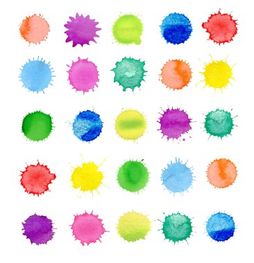 Soyut renkli sulu boya arka plan. Suluboya sıçrama desen