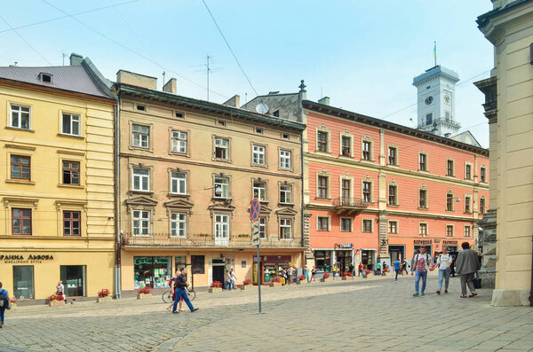 Old town of Lviv. Historic center of Lviv