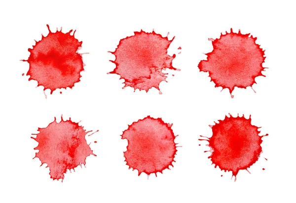 Blood spatters realistic bloodstains — Stock Photo, Image