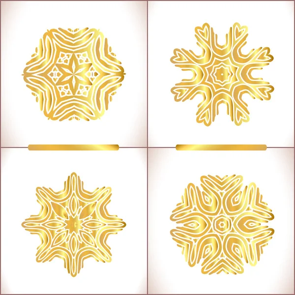  Beyaz arka plan üzerinde geleneksel altın dekor.