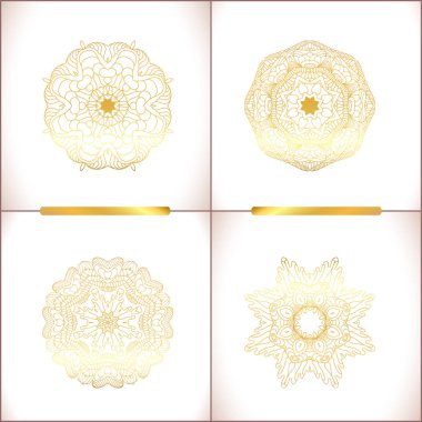 Davetiye ve tebrik kartları için süs dantel modeli. 