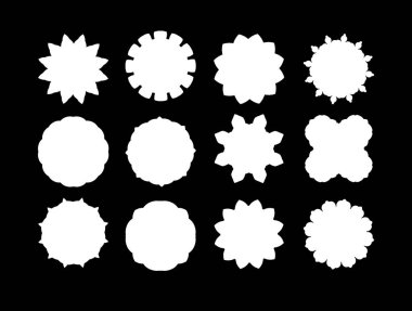 Mandala çiçek desenleri ile