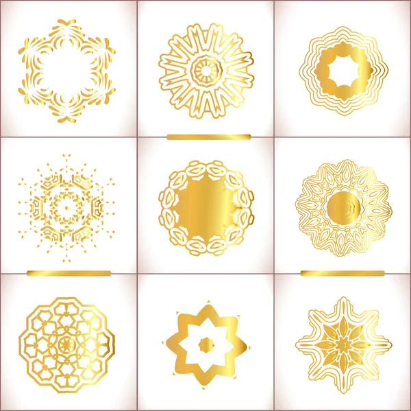 İzole vektör mandalalar