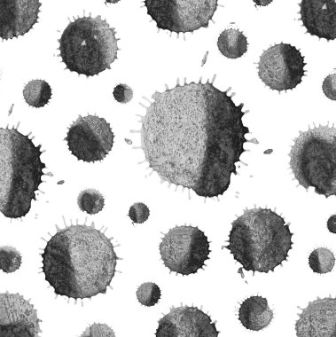 Grunge siyah splash arka plan. Sulu Boya lekesi arka plan.