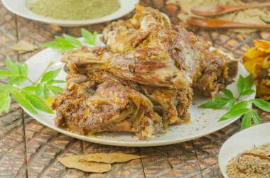 Fırında etli sebze ve yeşillik