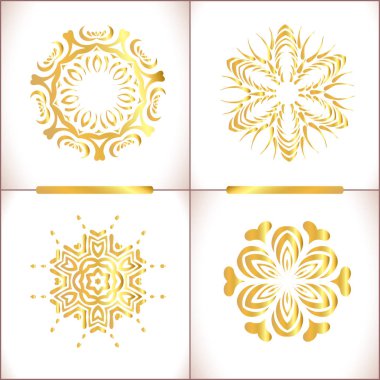 Davetiye ve tebrik kartları için süs dantel modeli. 