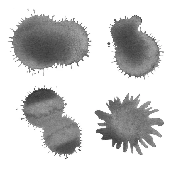 Sulu Boya lekesi arka plan. Grunge siyah splash arka plan.