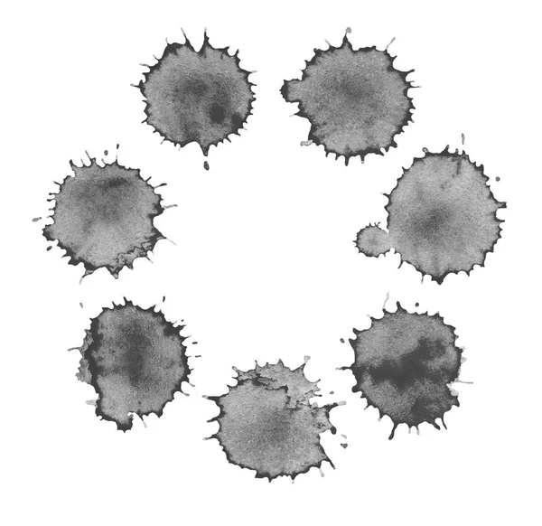 Sulu Boya lekesi arka plan. Grunge siyah splash arka plan.