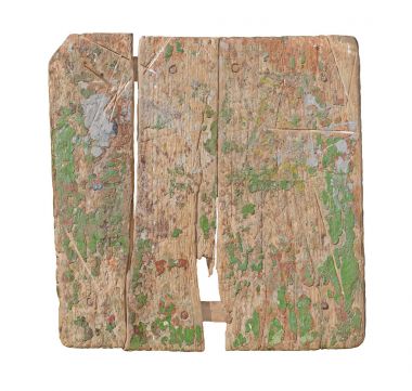 Eski vintage küçük ahşap sandalye 