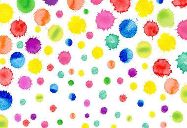 Suluboya sıçramalarına lekeleri ve damla. 