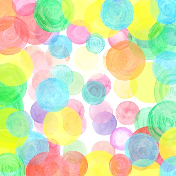 Abstract retro pastel pattern. Round shapes texture