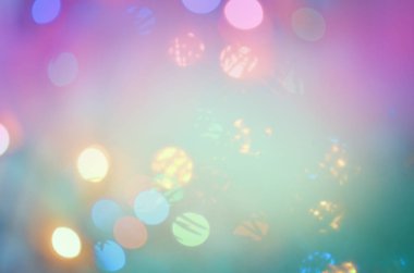 Soyut bokeh arka plan. Ufuk bokeh ışıklar