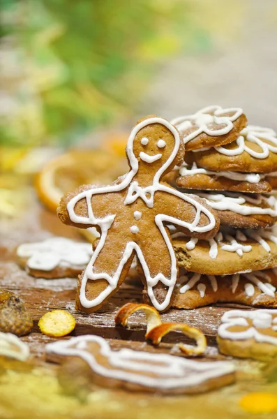 Natal Gingerbread Man — Fotografia de Stock