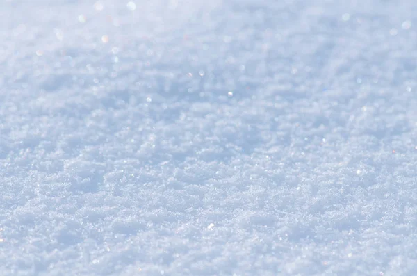 Textura branca de neve. Contexto da neve fresca — Fotografia de Stock