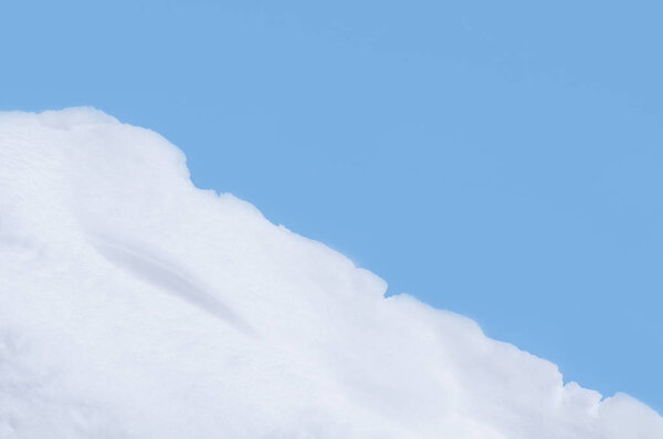 Snow white texture. Background of fresh snow