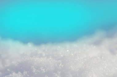 Arka plan taze beyaz kar. Doğal kış arka plan.